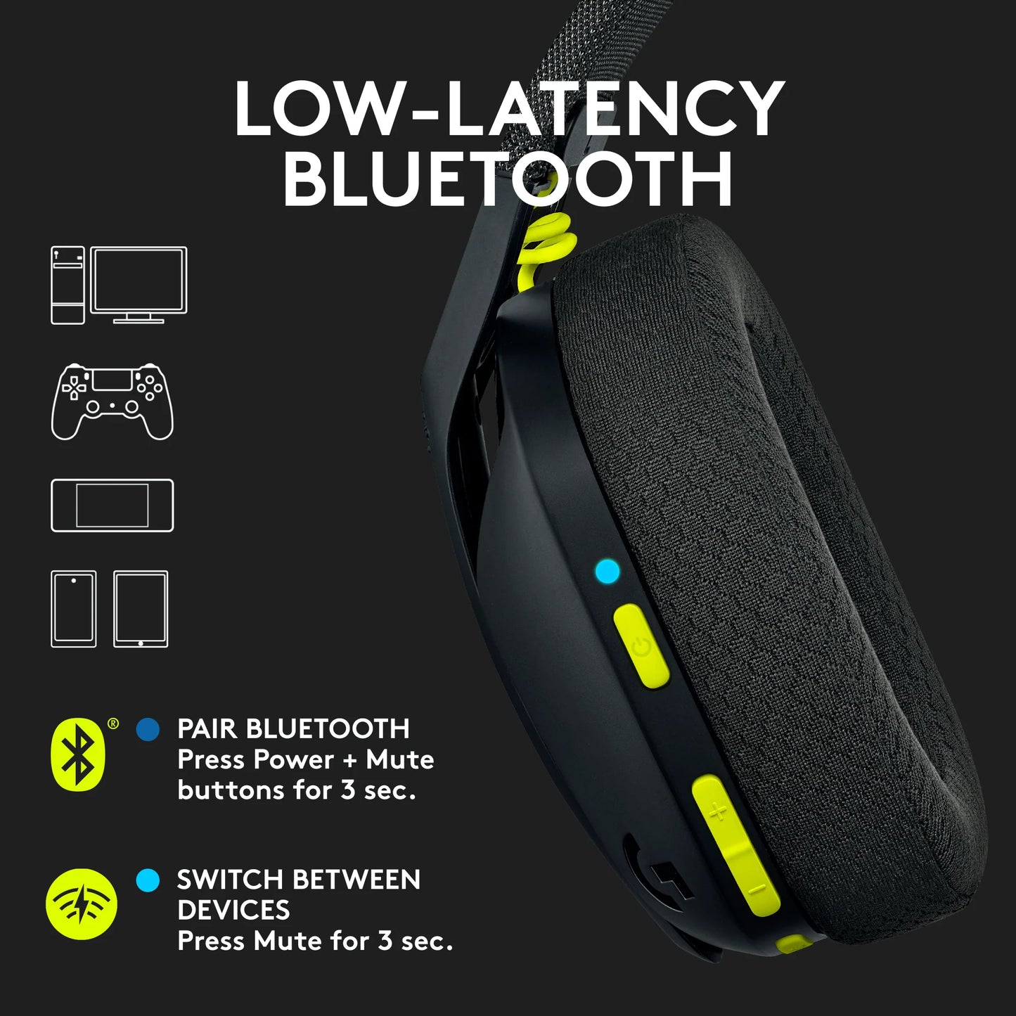 Logitech G435 LIGHTSPEED Wireless Gaming Headset